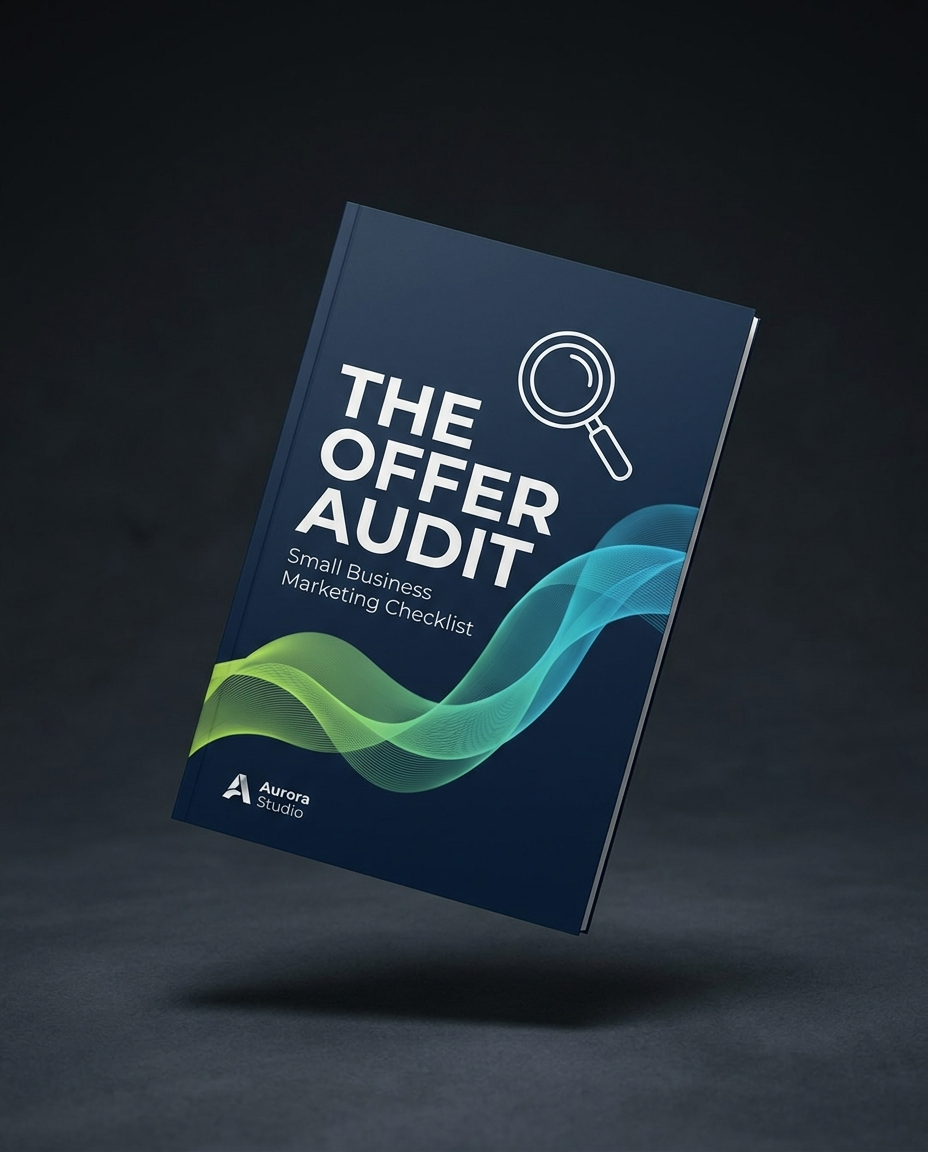 The One-Page Offer Audit (Small Biz Marketing Checklist + Fix List) cover
